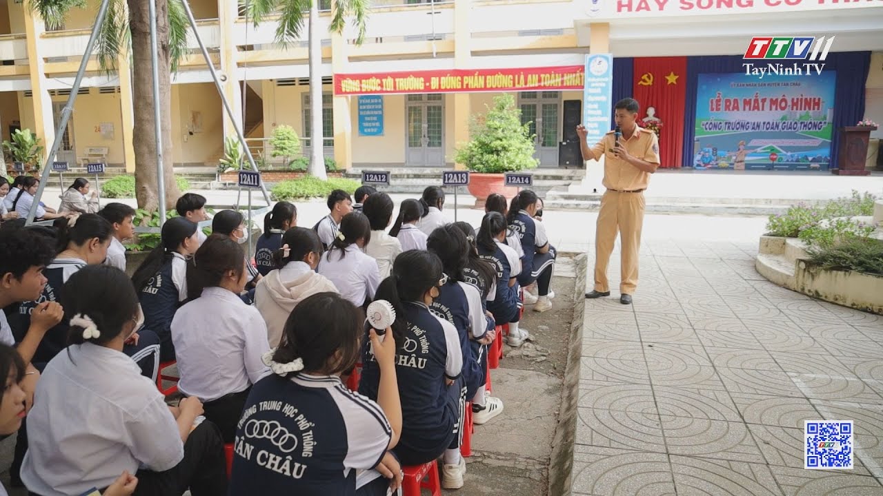 Quyết liệt thực hiện các giải pháp giảm thiểu tai nạn giao thông học sinh | An toàn giao thông | TayNinhTV